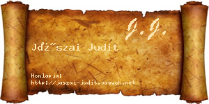 Jászai Judit névjegykártya