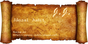 Jászai Judit névjegykártya